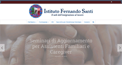 Desktop Screenshot of istitutosanti.org